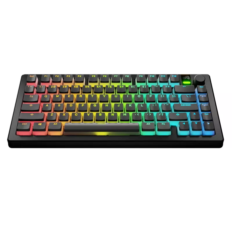 GLORIOUS GPBT Aura V3 Melns US RGB taustiņu vāciņu komplekts