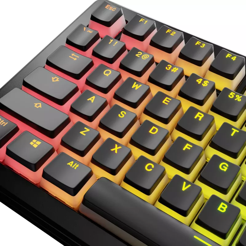 GLORIOUS GPBT Aura V3 Melns US RGB taustiņu vāciņu komplekts