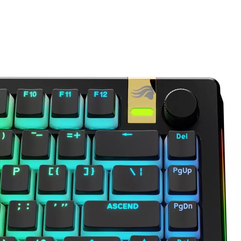 GLORIOUS GPBT Aura V3 Melns US RGB taustiņu vāciņu komplekts