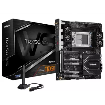 ASRock mātesplate TRX50 Ws AMD TRX50 Ryzen 4 X DDR5 7.1ch HD Audio EATX
