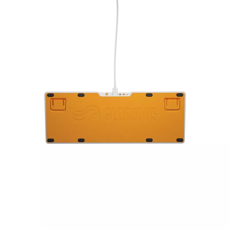 Mehāniskā spēļu tastatūra GLORIOUS GMMK 3 65% balta — vadu USB, RGB, QWERTY (US)