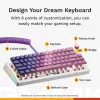Mehāniskā spēļu tastatūra GLORIOUS GMMK 3 65% balta — vadu USB, RGB, QWERTY (US)
