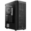 Aerocool BEAMBKV2 Gaming ATX korpuss 4 ventilatori 12cm FRGB melns, PC, melns, ATX, micro ATX, Mini-ITX, spēlēm, zila, zaļa, sarkana, priekšā, sānos