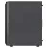 Aerocool BEAMBKV2 Gaming ATX korpuss 4 ventilatori 12cm FRGB melns, PC, melns, ATX, micro ATX, Mini-ITX, spēlēm, zila, zaļa, sarkana, priekšā, sānos