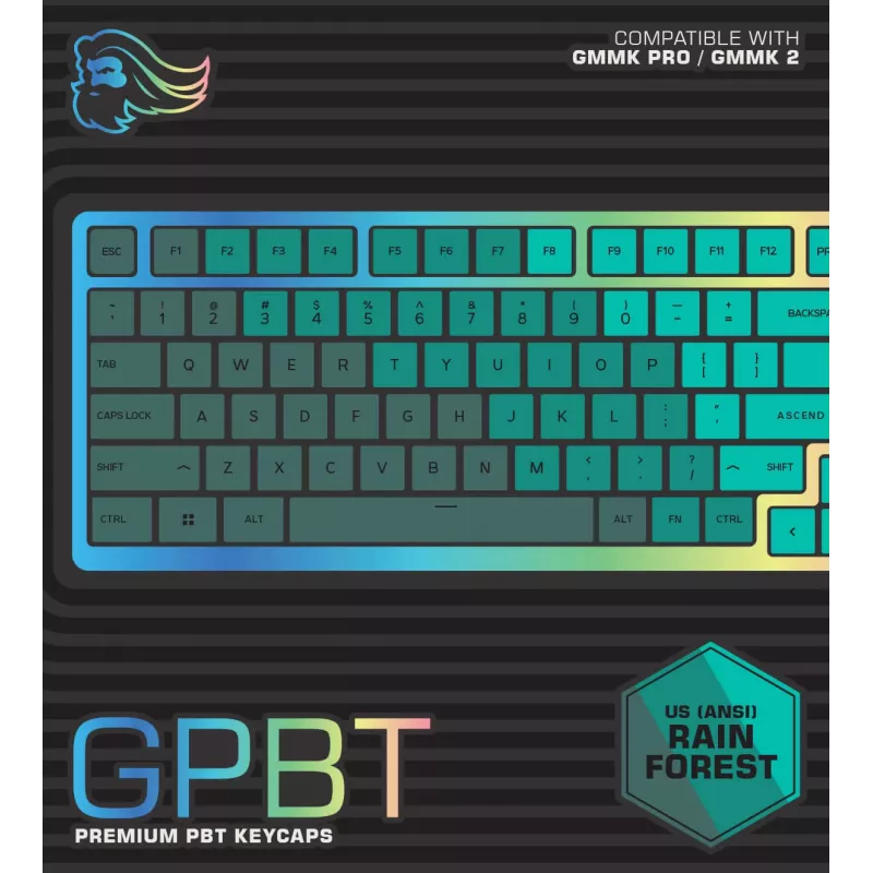 Glorious Gaming GPBT tastatūras taustiņu vāciņš