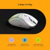 Glorious Gaming Glorious Model D 2 Wireless — matēta balta, labās rokas, RF bezvadu, 19000 DPI, balta