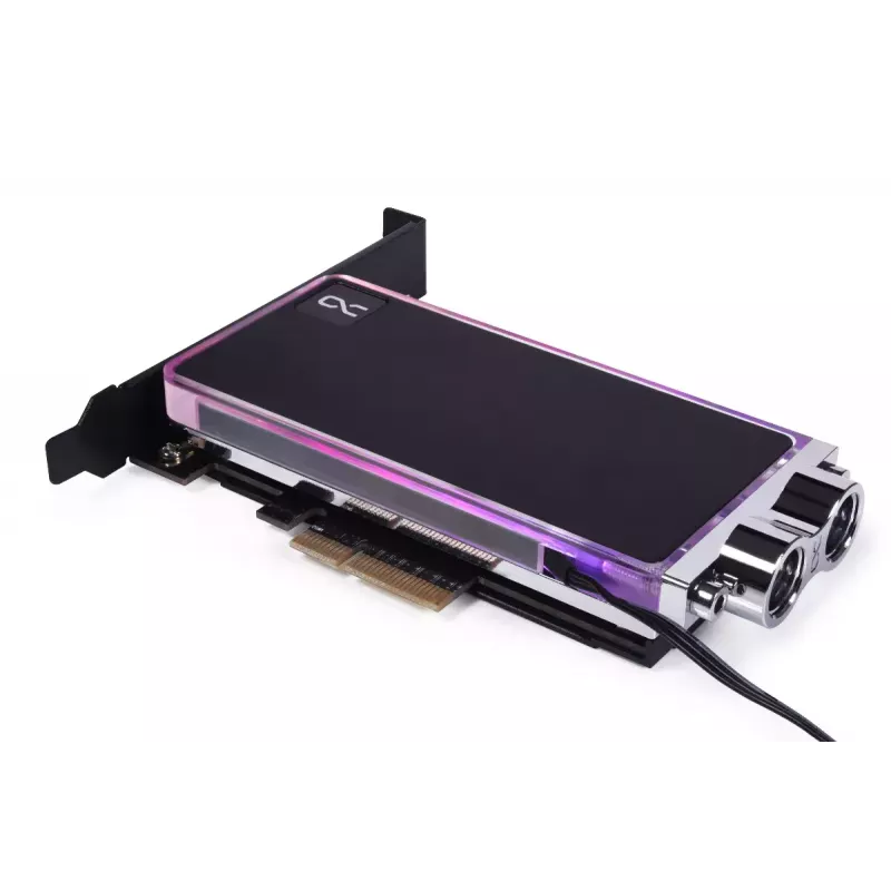 Alphacool Core M.2 NVMe PCIe 5.0 Liquid Cooler with Backplate