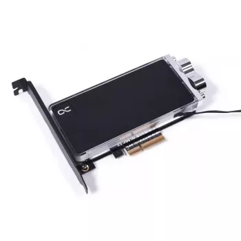 Alphacool Core M.2 NVMe PCIe 5.0 Liquid Cooler with Backplate