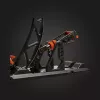 Asetek Gaming Pedals 40-010-0000002 — vadu PC pedāļi, alumīnija/bronzas korpuss, melna/oranža/balta