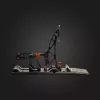 Asetek Gaming Pedals 40-010-0000002 — vadu PC pedāļi, alumīnija/bronzas korpuss, melna/oranža/balta