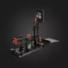 Asetek Gaming Pedals 40-010-0000002 — vadu PC pedāļi, alumīnija/bronzas korpuss, melna/oranža/balta