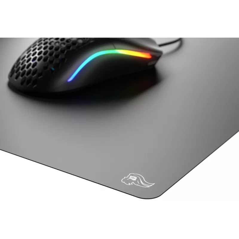 Glorious Gaming Glorious Element peles paliktnis - Air, Melns, Vienkrāsains, Polikarbonāts, neslīdoša pamatne, spēļu peles paliktnis