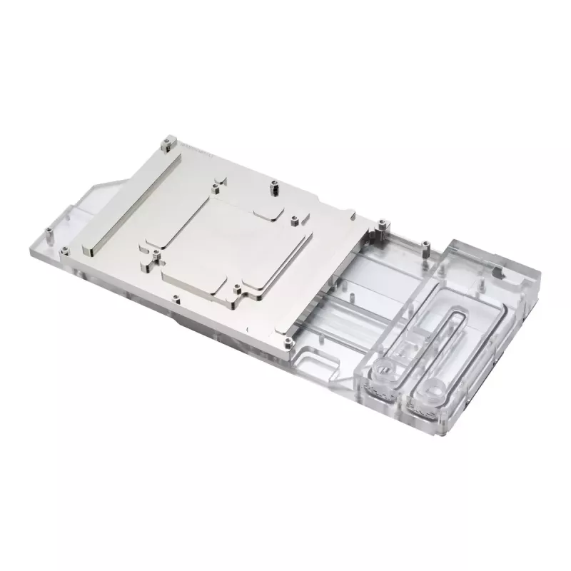 Ūdens bloks + Aizmugures plāksne Phanteks Glacier G40 Acrylic Copper pelēka Transparent
