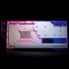 Ūdens bloks + Aizmugures plāksne Phanteks Glacier G40 Acrylic Copper pelēka Transparent