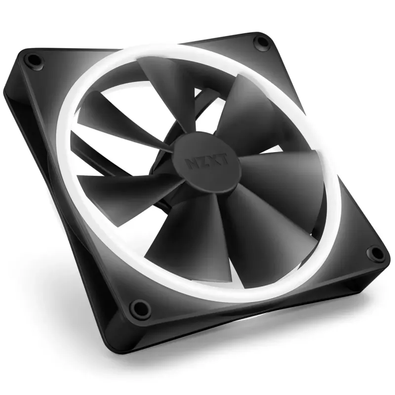 Ventilators NZXT F120 RGB DUO 12 cm melns 500–1800 RPM 2.42 mmH2O