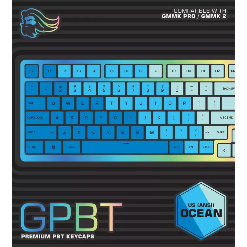 Glorious Gaming GPBT tastatūras taustiņu vāciņš