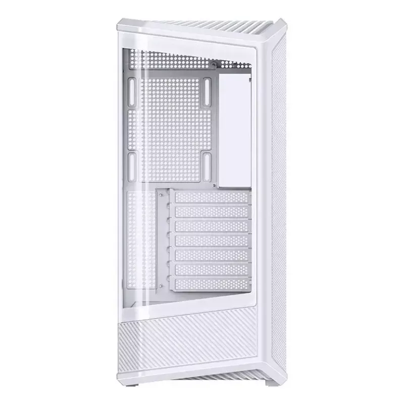 Datora korpuss Jonsbo D400 Midi Tower ATX rūdīts stikls - balts