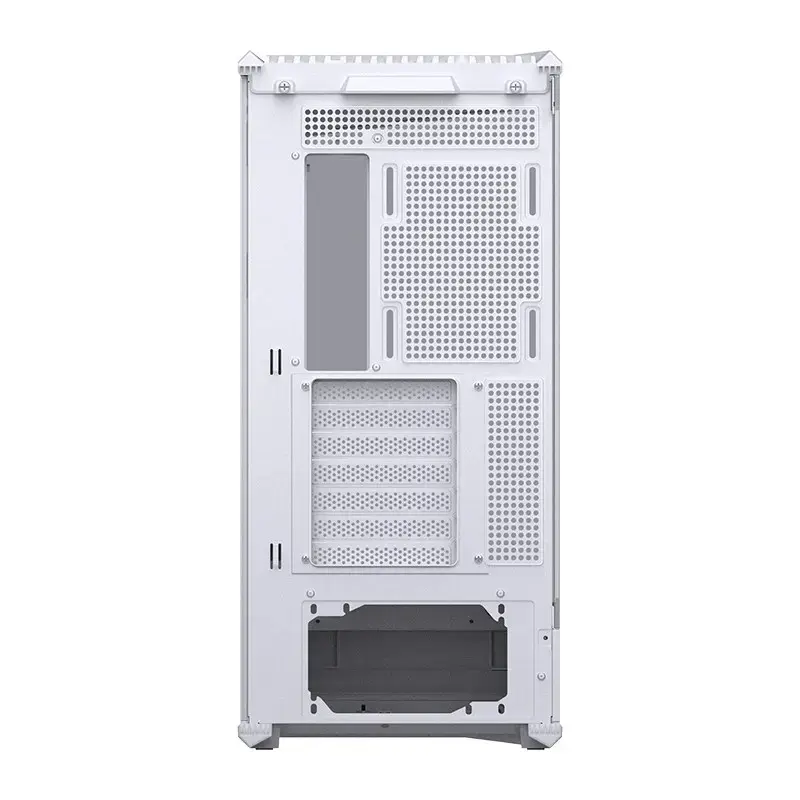 Datora korpuss Jonsbo D400 Midi Tower ATX rūdīts stikls - balts