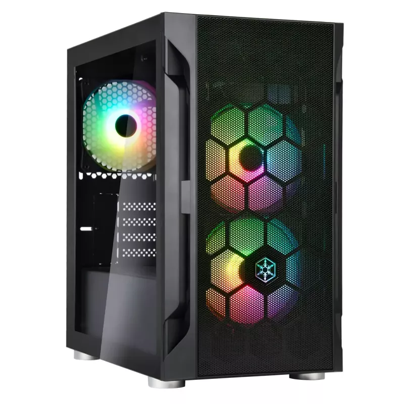 PC Case Silverstone FARA H1M PRO Micro Tower Melns
