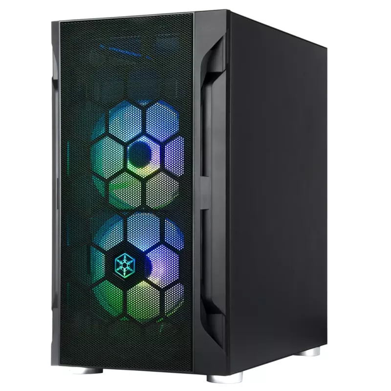 PC Case Silverstone FARA H1M PRO Micro Tower Melns