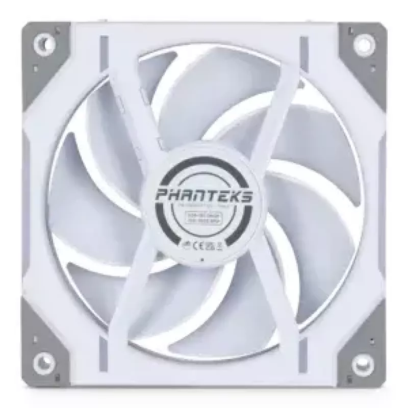 Ventilators Phanteks D30-120 12 cm Balts 250-2000 RPM Fluid Dynamic Bearing
