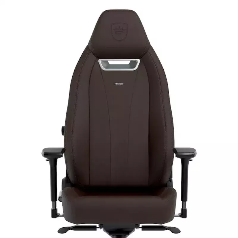 Spēļu krēsls noblechairs LEGEND — polsterēts sēdeklis, brūns, 520 mm platums, 132–142 cm augstums, maksimālā slodze 150 kg