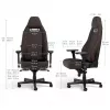 Spēļu krēsls noblechairs LEGEND — polsterēts sēdeklis, brūns, 520 mm platums, 132–142 cm augstums, maksimālā slodze 150 kg