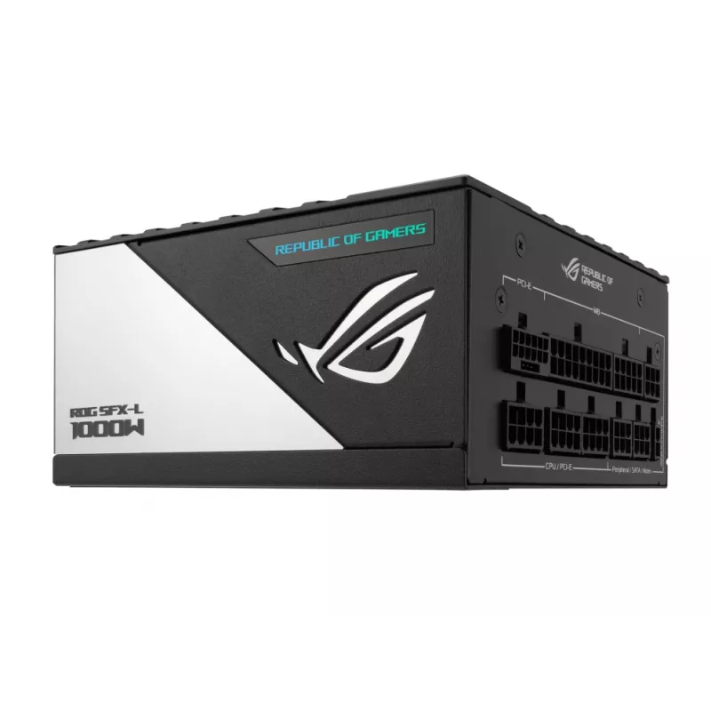 ASUS ROG Loki SFX-L 1000W Platinum barošanas bloks 24-pinu ATX melns, sudrabots