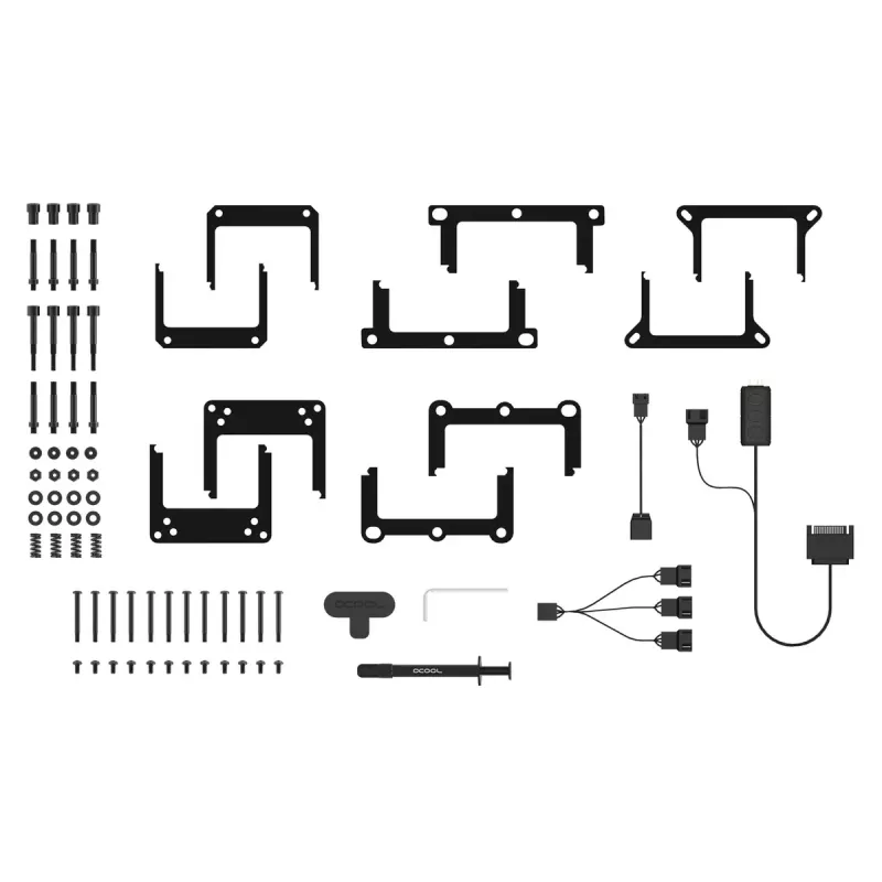 Universāls šķidruma dzesētājs Alphacool Eisbaer Pro Aurora 240
