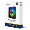 Gaisa dzesētājs Silverstone Air Slimmer 120 12 cm melns caurspīdīgs