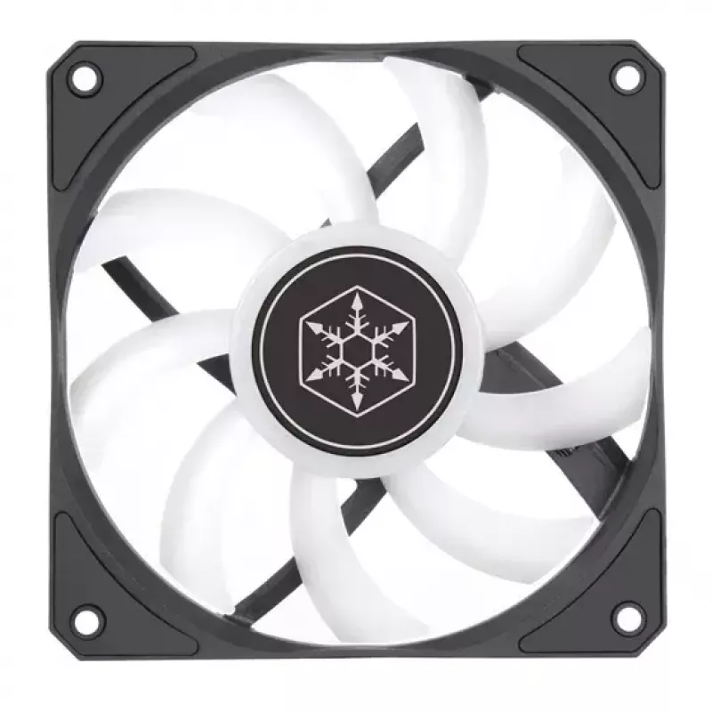 Gaisa dzesētājs Silverstone Air Slimmer 120 12 cm melns caurspīdīgs