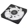 Gaisa dzesētājs Silverstone Air Slimmer 120 12 cm melns caurspīdīgs