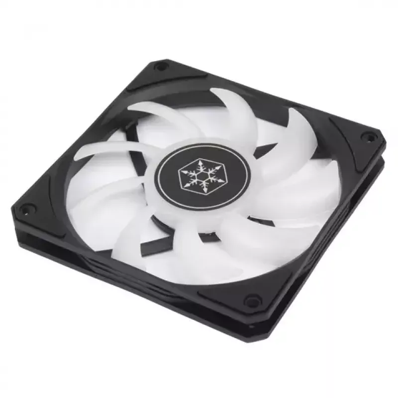 Gaisa dzesētājs Silverstone Air Slimmer 120 12 cm melns caurspīdīgs