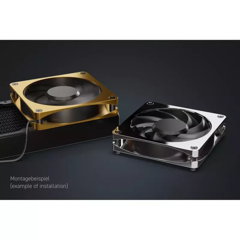 Ventilators Alphacool Apex Stealth Metall 12 cm balts 400-3000 RPM 30-49,9 dB