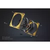 Ventilators Alphacool Apex Stealth Metall 12 cm balts 400-3000 RPM 30-49,9 dB
