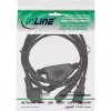 InLine Y veida strāvas kabelis 1x CEE 7/7 leņķveida / 2x 3 kontaktu IEC C13 vīrišķais, 1,8 m