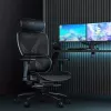 Tīklsēdeklis ThunderX3 XTC Mesh tīklveida atzveltne Melns augstums 118–126 cm