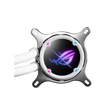 ASUS ROG STRIX LC II 240 ARGB balta Edition Procesora šķidruma dzesētājs Viss-vienā 12 cm 1 gab.