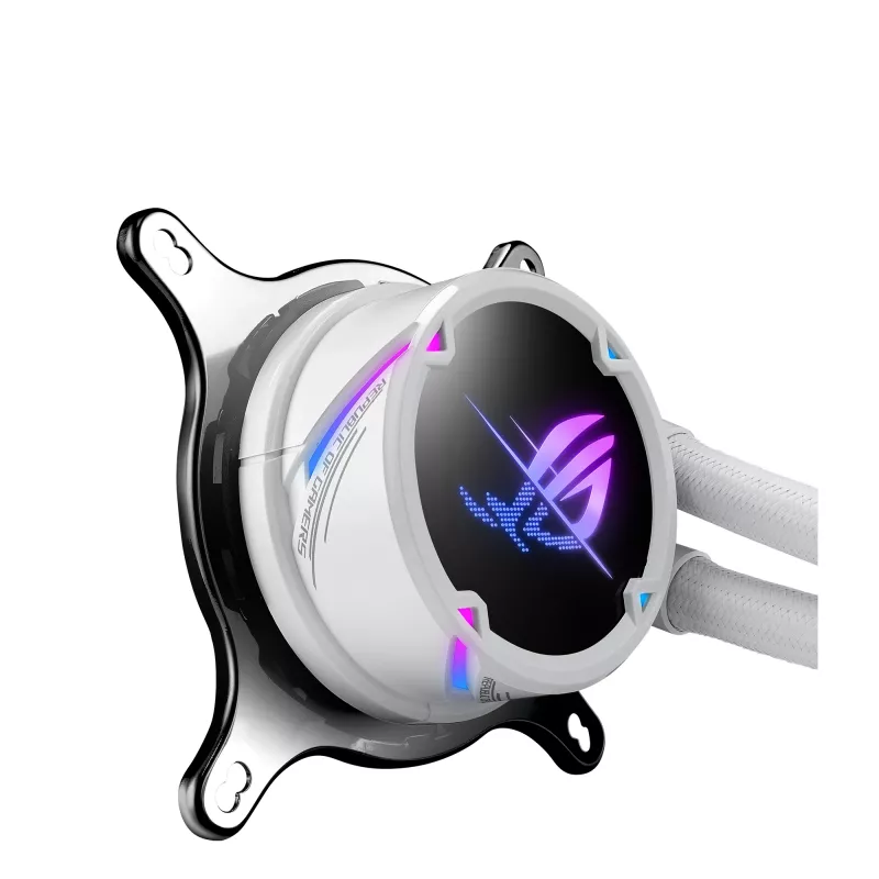 ASUS ROG STRIX LC II 240 ARGB balta Edition Procesora šķidruma dzesētājs Viss-vienā 12 cm 1 gab.