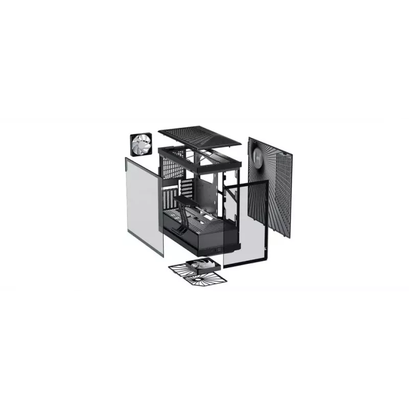 PC Case HYTE Y40 Midi Tower Melns