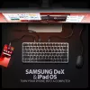 Axagon HMC-KB-GE, USB 5Gbps centrmezgls ar tastatūru, HDMI 4K/60Hz, 3x USB-A, SD/mSD, audio, PD 100, vācu izkārtojums
