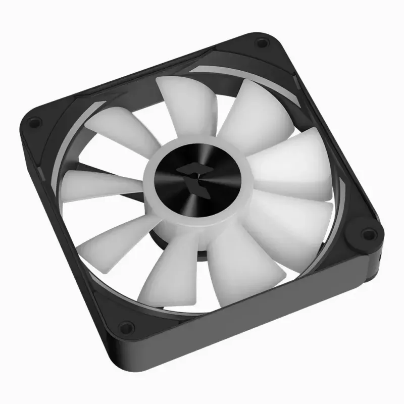 Ventilators APNX FP2-120 PWM ARGB Maksimālā gaisa plūsma 83.87 cfm Melns