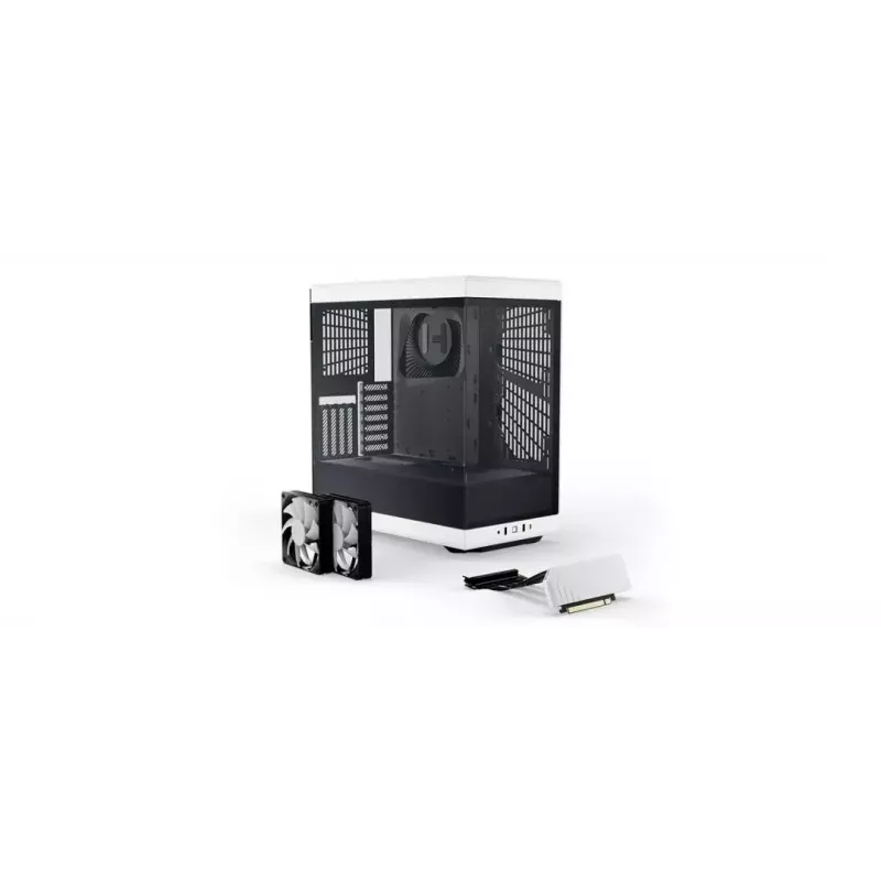 PC korpuss HYTE Y40 Midi Tower melns, balts