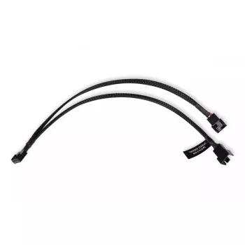 RGB sadalītāja kabelis Alphacool 18677 plastmasa melna 300 mm