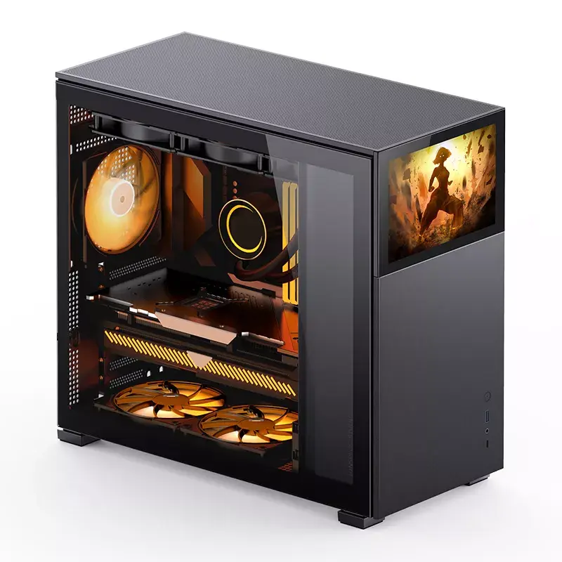 PC korpuss Jonsbo D41 STD Midi Tower melns