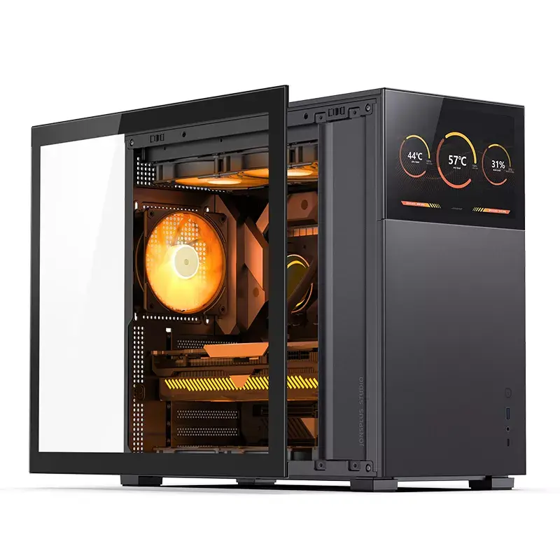 PC korpuss Jonsbo D41 STD Midi Tower melns