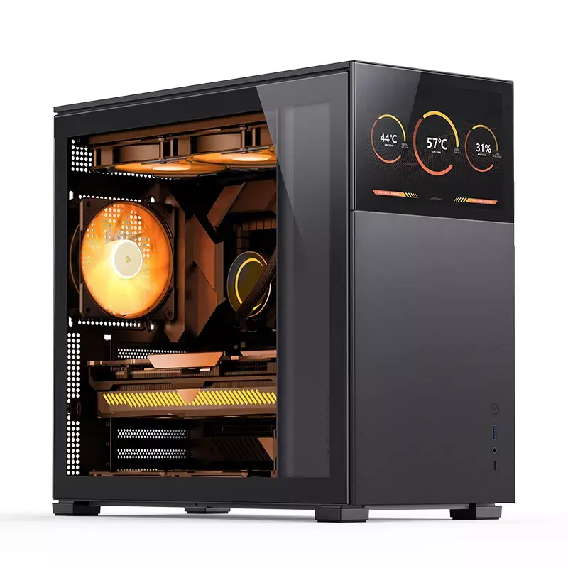 PC korpuss Jonsbo D41 STD Midi Tower melns