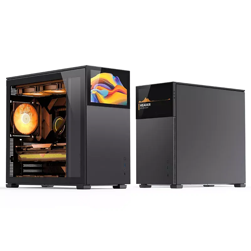 PC korpuss Jonsbo D41 STD Midi Tower melns