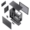 PC korpuss Jonsbo D41 STD Midi Tower melns