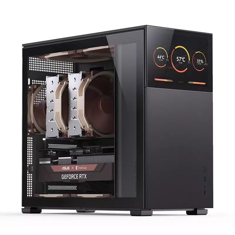 PC korpuss Jonsbo D41 STD Midi Tower melns
